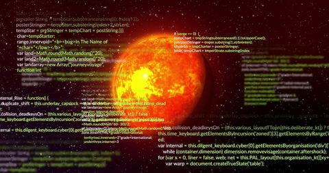 Digital Data Streams Over Radiant Globe in Space - Download Free Stock Images Pikwizard.com