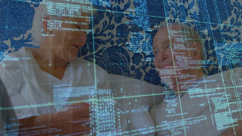 Medical Professionals Analyzing Digital Health Data Overlay