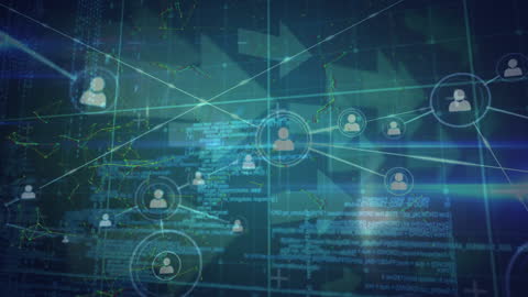 Abstract Digital Connections Over Networking Data