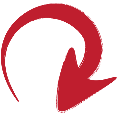 spiral red arrow vector on transparent background - Download Free Stock Videos Pikwizard.com