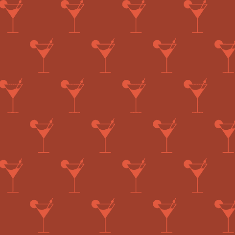 Transparent Cocktail Glass Seamless Pattern in Red Tones - Download Free Stock Videos Pikwizard.com