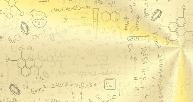 Scientific Formulas and Diagrams on Gradient Background - Download Free Stock Images Pikwizard.com