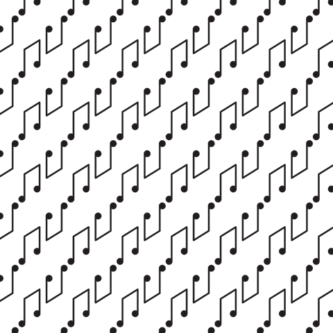 seamless music notes pattern on transparent background - Download Free Stock Videos Pikwizard.com
