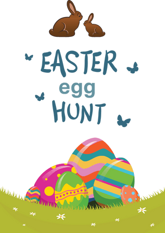 colorful easter egg hunt illustration on transparent background - Download Free Stock Videos Pikwizard.com