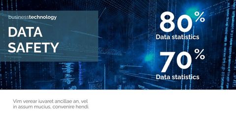 digital data protection and encryption percentages display - Download Free Stock Templates Pikwizard.com