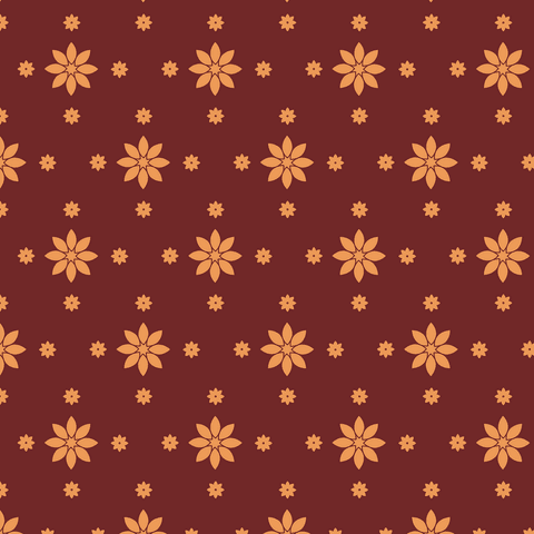 Seamless Transparent Floral Pattern on Red Background - Download Free Stock Videos Pikwizard.com