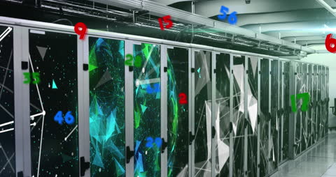 Digital Interface Animation Over Computer Servers