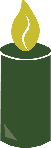 transparent candle vector illustration with green and yellow design - Download Free Stock Videos Pikwizard.com