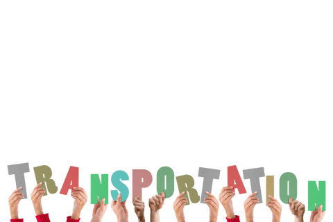 Hands Holding Transportation Text on Transparent Background - Download Free Stock Videos Pikwizard.com