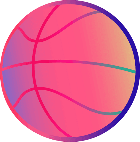 vibrant abstract futuristic gradient basketball transparent - Download Free Stock Videos Pikwizard.com