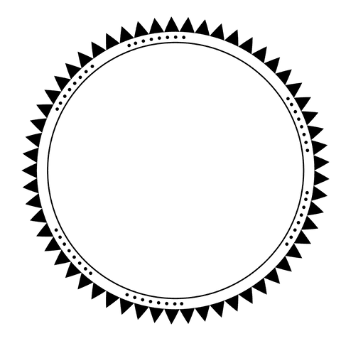 abstract black circle with shapes on transparent background - Download Free Stock Videos Pikwizard.com