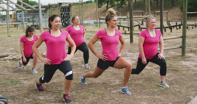 Women Doing Outdoor Fitness Training at Bootcamp - Download Free Stock Images Pikwizard.com