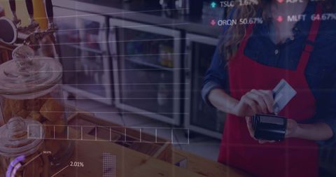 digital interface concept with credit card transaction - Download Free Stock Images Pikwizard.com