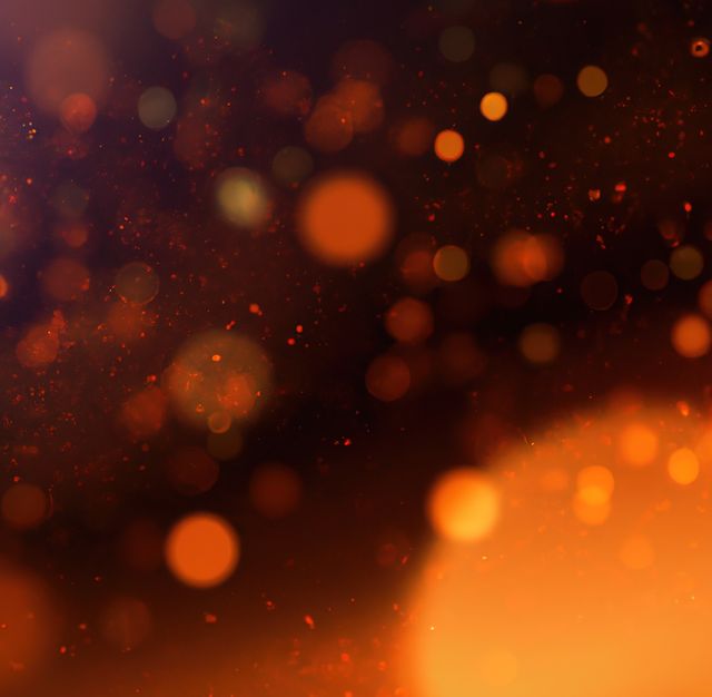 Elegant Abstract Orange and Brown Bokeh Background - Download Free Stock Images Pikwizard.com