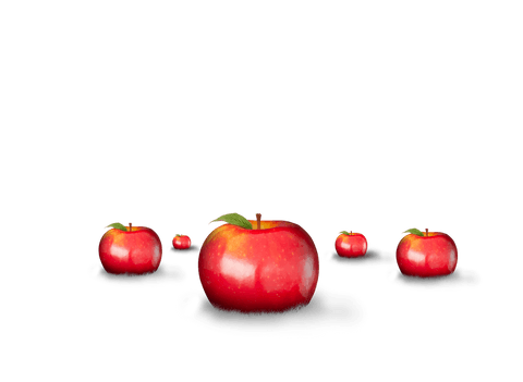 vector red apples isolated on transparent background illustration - Download Free Stock Videos Pikwizard.com