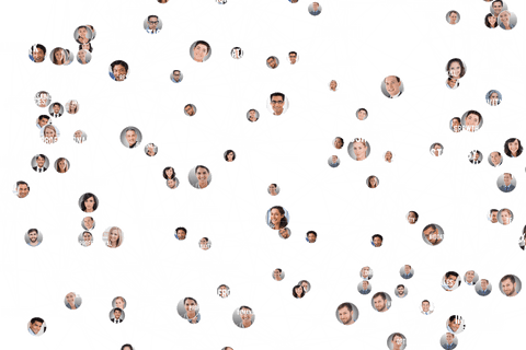 Transparent Network of Business Professionals Collage Connection - Download Free Stock Videos Pikwizard.com