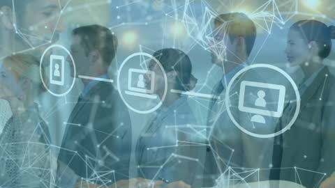 Digital Connectivity Network over Business Team