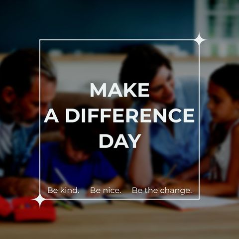 family engagement celebrating make a difference day - Download Free Stock Templates Pikwizard.com