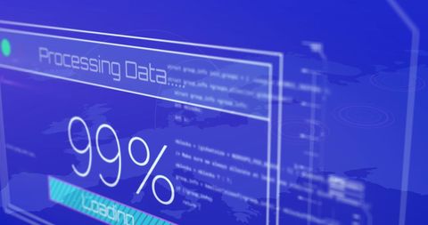 Digital Data Processing with Global Connectivity Background - Download Free Stock Images Pikwizard.com