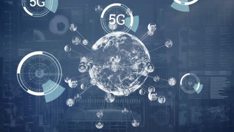 Global 5G Network Connectivity and Technology Visualization