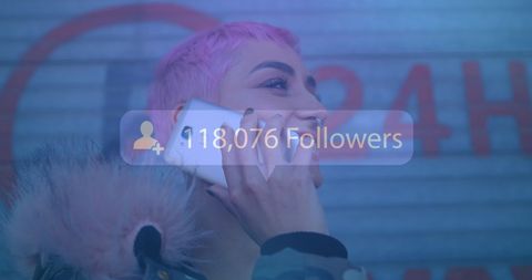 Young Influencer Gaining Followers on Social Media