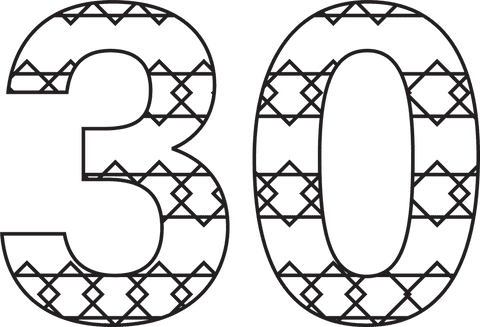 Geometric Design Number 30 Outline on Transparent Background - Download Free Stock Videos Pikwizard.com