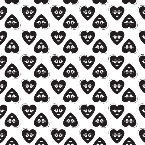 transparent background with black heart pattern design - Download Free Stock Videos Pikwizard.com