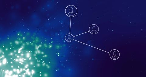 Global Connections Visualized with Abstract Network Design - Download Free Stock Images Pikwizard.com