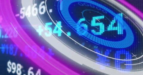Dynamic Digital Interface with Futuristic Scope Scan