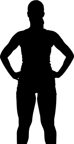 Silhouette of Female Athlete Exercising on Transparent Background - Download Free Stock Videos Pikwizard.com