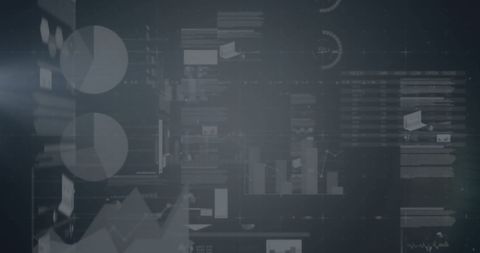 Abstract Financial Data Processing in Dimly Lit Digital Environment - Download Free Stock Images Pikwizard.com