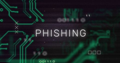 Digital Phishing Concept with Circuit Board and Interference - Download Free Stock Images Pikwizard.com