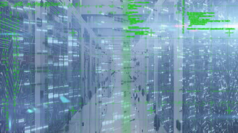 Futuristic Data Processing in a Server Room