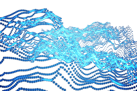 abstract 3d blue dots on transparent background - Download Free Stock Videos Pikwizard.com