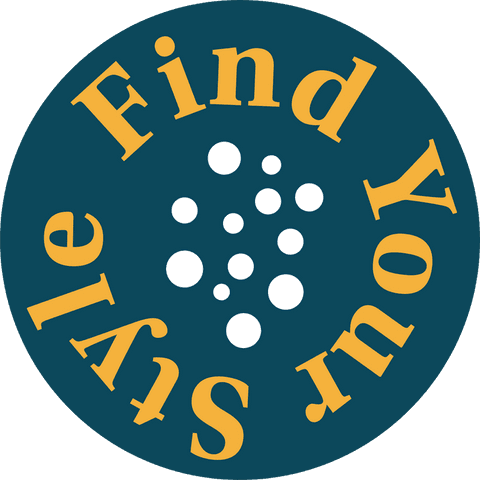 transparent badge with yellow text and white dots on dark blue circle - Download Free Stock Videos Pikwizard.com