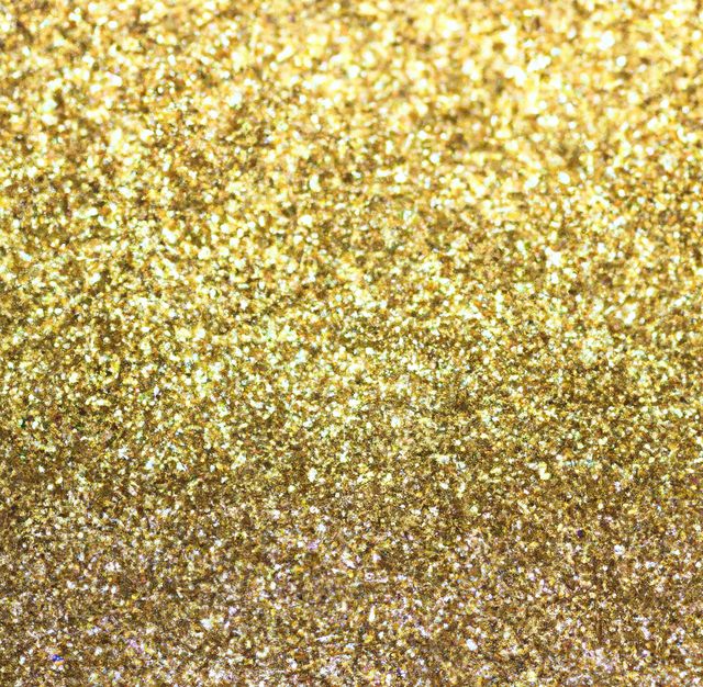 This vibrant gold glitter texture is great for festive and celebratory designs. Ideal for use in holiday cards, party invitations, luxury product backgrounds, advertisements, and social media posts.