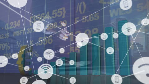 Digital Networking with Financial Data Visualization