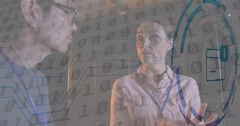 Collaboration in High-Tech Data Processing Environment - Download Free Stock Images Pikwizard.com