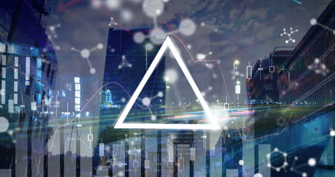 Digital Finance Interface Intersecting with Dynamic Cityscape Design