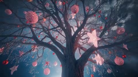 Mystical Decorations Swaying in Forest Breeze