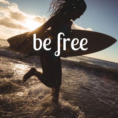 Silhouette of Surfer Running into Sea at Sunset - Download Free Stock Templates Pikwizard.com