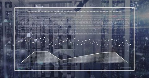 Abstract Data Analytics over Modern Server Room - Download Free Stock Images Pikwizard.com
