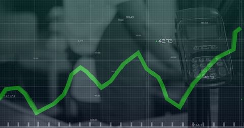 Dynamic Data Display Generating Business Growth Analysis - Download Free Stock Images Pikwizard.com