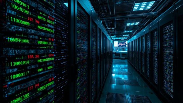 Led illuminating data center servers and networking equipment