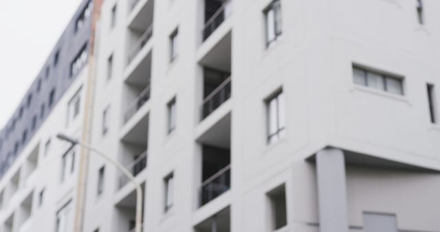 Contemporary Urban Apartment Building With Balconies - Download Free Stock Images Pikwizard.com