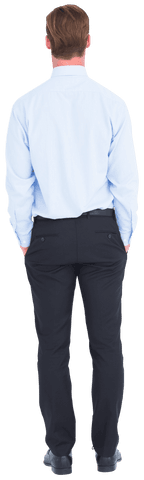 businessman standing with hands in pockets transparent background - Download Free Stock Videos Pikwizard.com