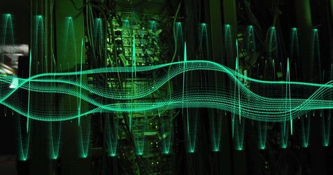 Digital Data Processing and Global Cyber Network - Download Free Stock Images Pikwizard.com