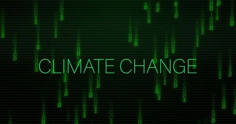 climate change binary code with glowing neon light - Download Free Stock Images Pikwizard.com