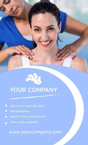 Physiotherapist Providing Therapeutic Care Enhancing Well-Being - Download Free Stock Templates Pikwizard.com