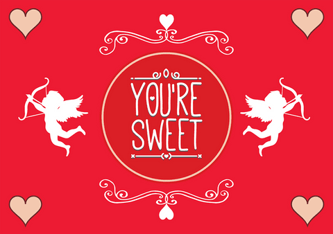 Transparent Red Greeting Card with Cupid and Hearts Design - Download Free Stock Videos Pikwizard.com